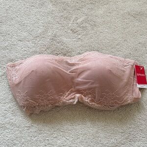 SPANX Lace Bandeau in Soft Pink